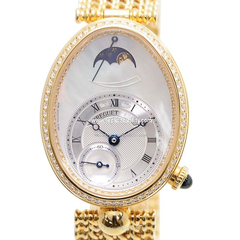 Breguet REINE DE NAPLES 8908BA/52/J20/D000 Automatic 18kt Gold & Diamond White