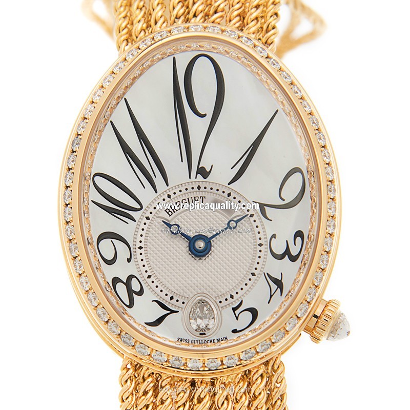 Breguet REINE DE NAPLES 8918BA/58/J39/D00D Automatic 18kt Gold & Diamond White