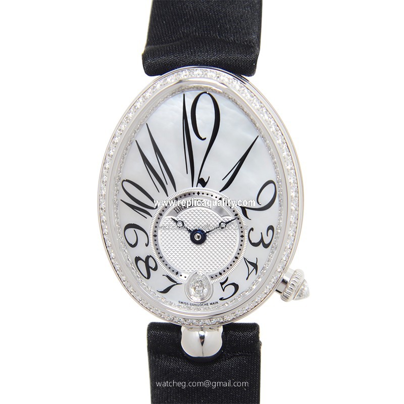 Breguet REINE DE NAPLES 8918BB/58/864/D00D Automatic 18kt White Gold & Diamond White
