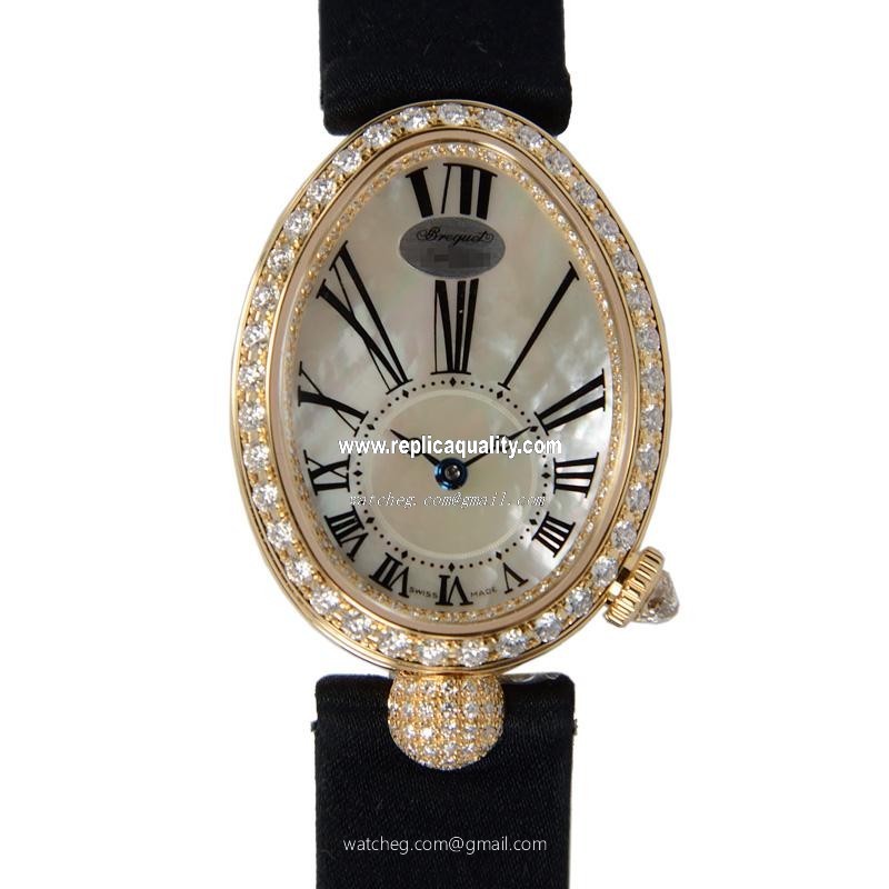 Breguet REINE DE NAPLES 8928BA/51/844/DD0D Automatic 18kt Gold & Diamond White