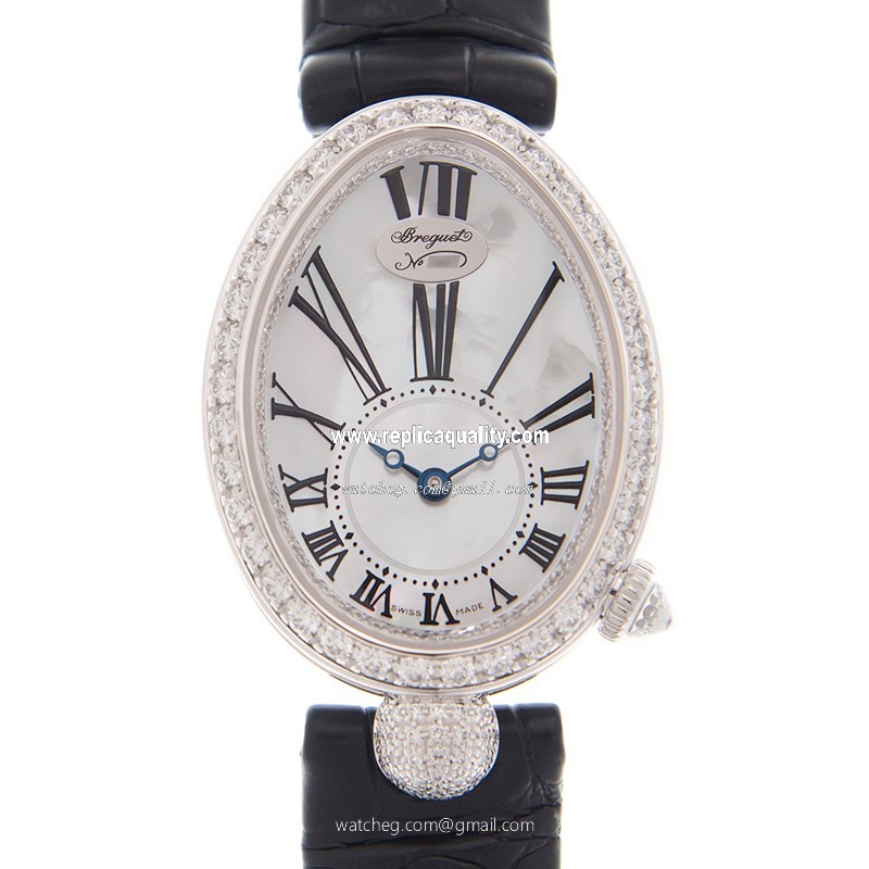 Breguet REINE DE NAPLES 8928BB/51/944/DD0D Automatic 18kt White Gold & Diamond White