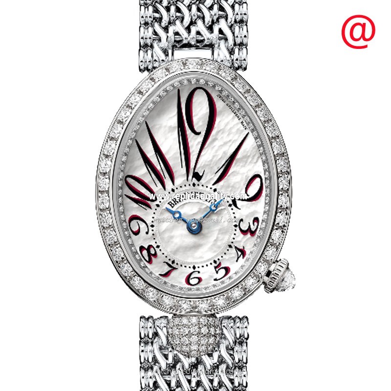 Breguet REINE DE NAPLES 8928BB/5P/J20/DD00 Automatic 18kt White Gold & Diamond White