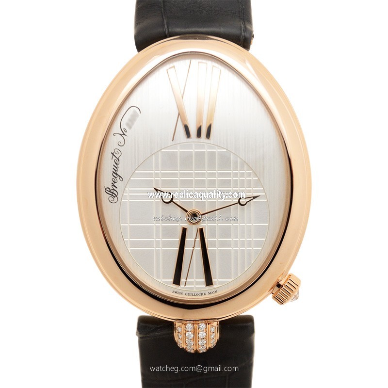 Breguet REINE DE NAPLES 8968BR/11/986/0D00 Automatic 18kt Rose Gold Silver