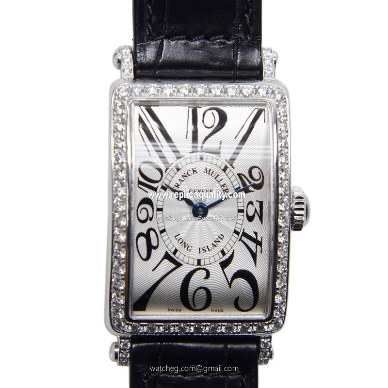 Franck Muller LONG ISLAND 902 QZ D 1R (OG) Quartz 18kt White Gold & Diamond Silver