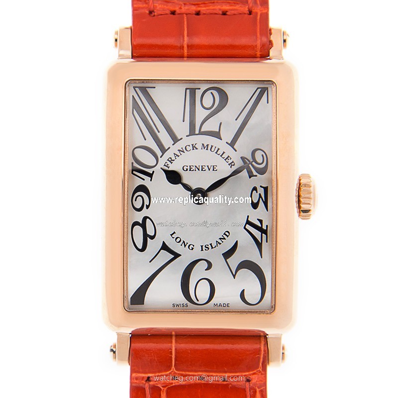 Franck Muller LONG ISLAND 902 QZ MOP (5N) Quartz 18kt Rose Gold White