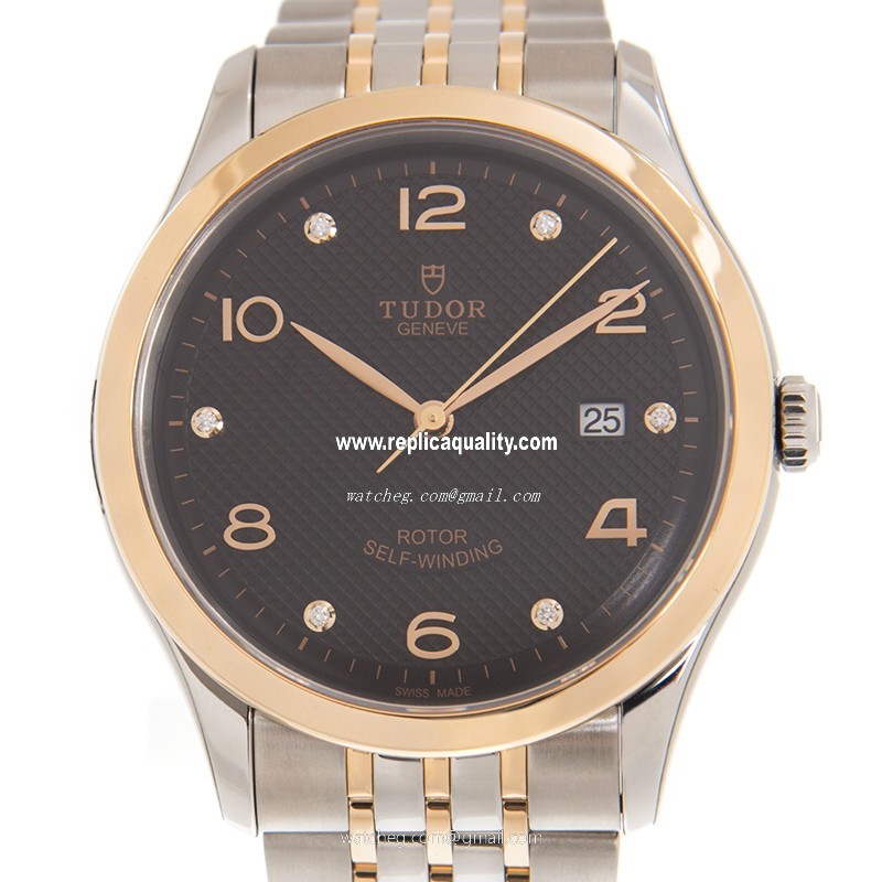 Tudor 1926 91651-67071-6DI-BK Automatic 18kt Rose Gold & Steel Black