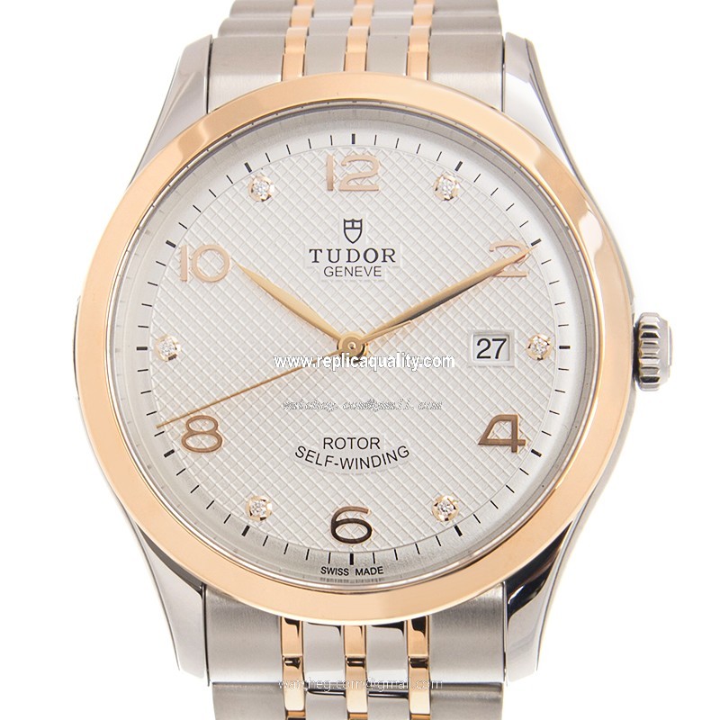 Tudor 1926 91651-67071-6DI-SV Automatic 18kt Rose Gold & Steel Silver