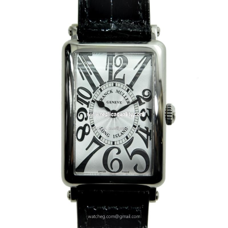 Franck Muller LONG ISLAND 952 QZ (OG) Quartz 18kt White Gold Silver