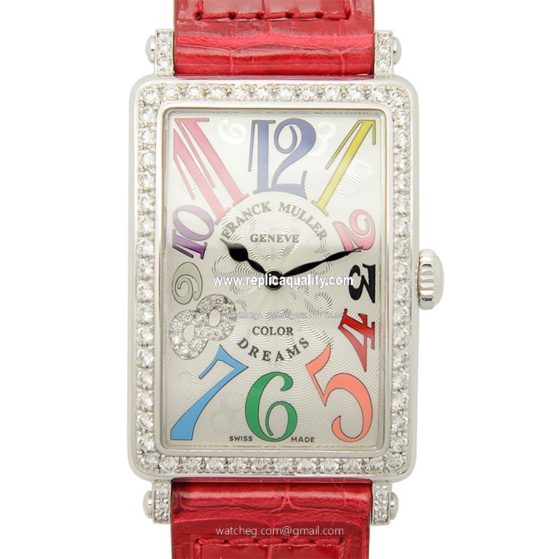 Franck Muller LONG ISLAND 952 QZ COL DRM D1R CD8 (AC) Automatic Stainless Steel & Diamonds Silver