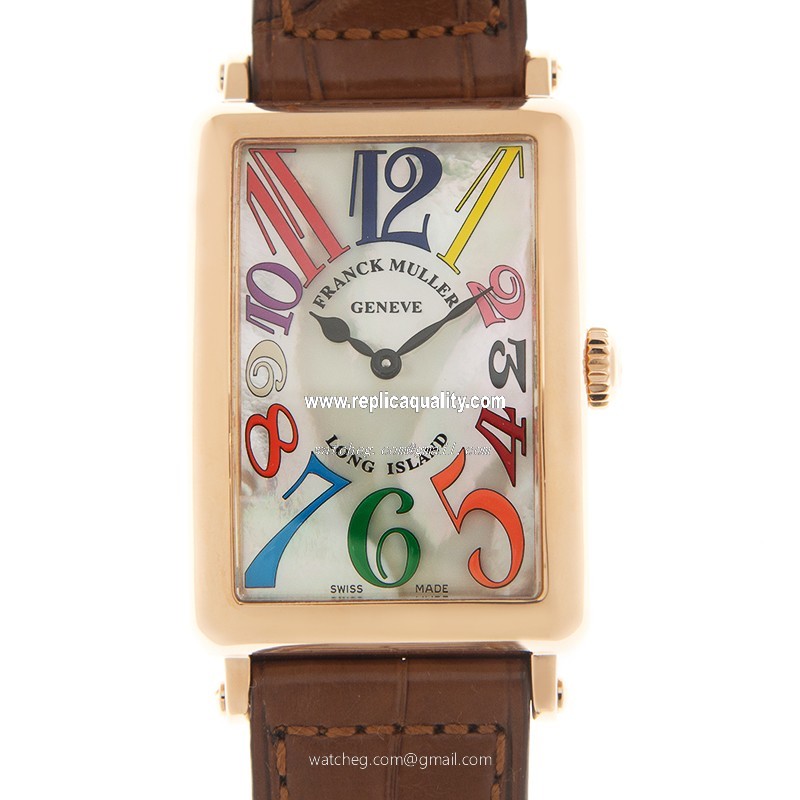 Franck Muller LONG ISLAND 952 QZ COL DRM MOP (5N) Quartz 18kt Rose Gold White