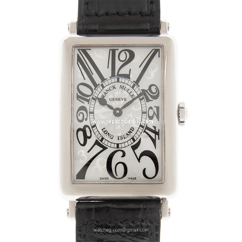 Franck Muller LONG ISLAND 952 QZ HO (OG)  Quartz 18kt White Gold Silver