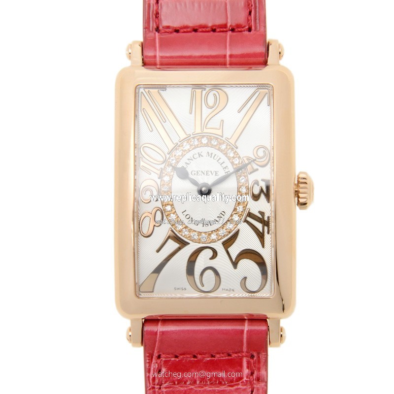 Franck Muller LONG ISLAND 952 QZ REL CD 1R (5N) Quartz 18kt Rose Gold Silver