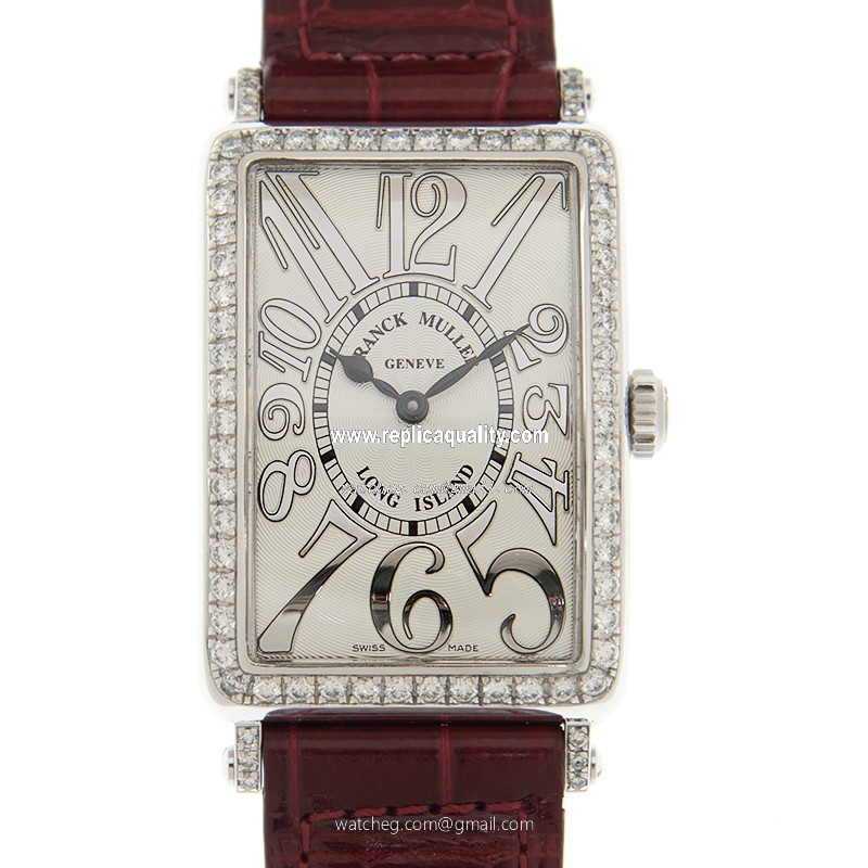 Franck Muller LONG ISLAND 952 QZ REL D 1R (OG) Quartz 18kt White Gold & Diamond White