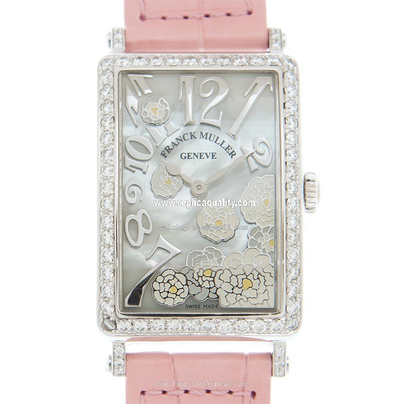 Franck Muller LONG ISLAND 952 QZ REL MOP BC D 1R LS (AC) Quartz Stainless Steel & Diamonds White
