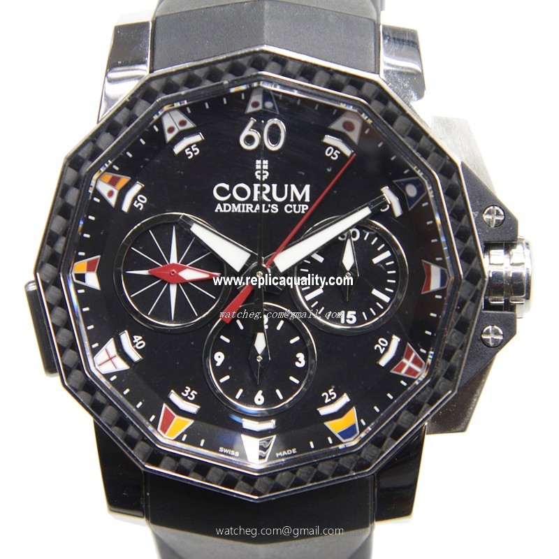 Corum ADMIRALS CUP 986.691.11-F371 AN92 Automatic Stainless Steel Black