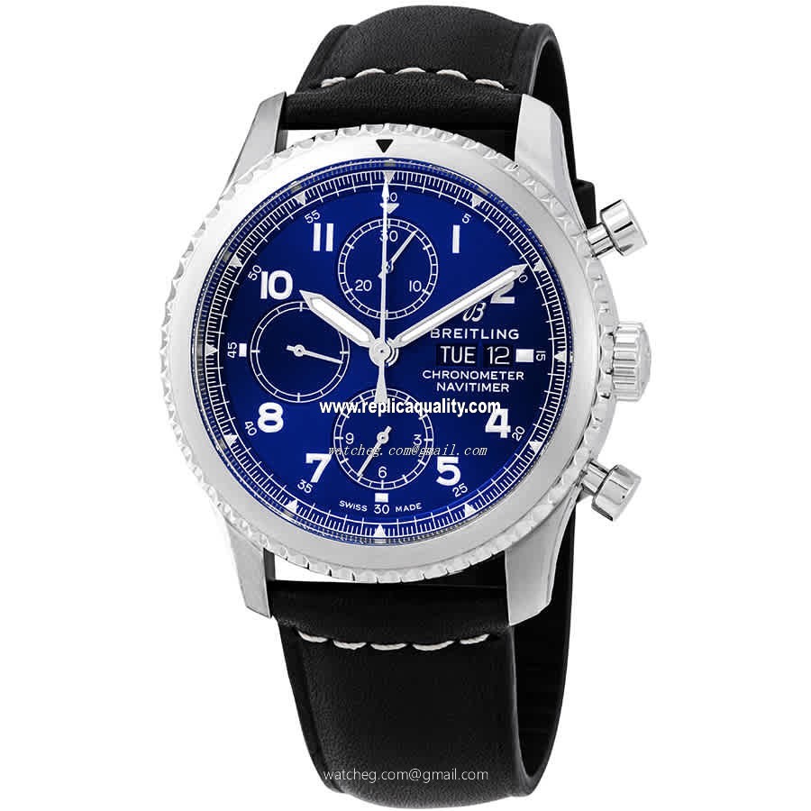 Breitling AVIATOR 8 A13314101C1X1 Automatic Stainless Steel Blue