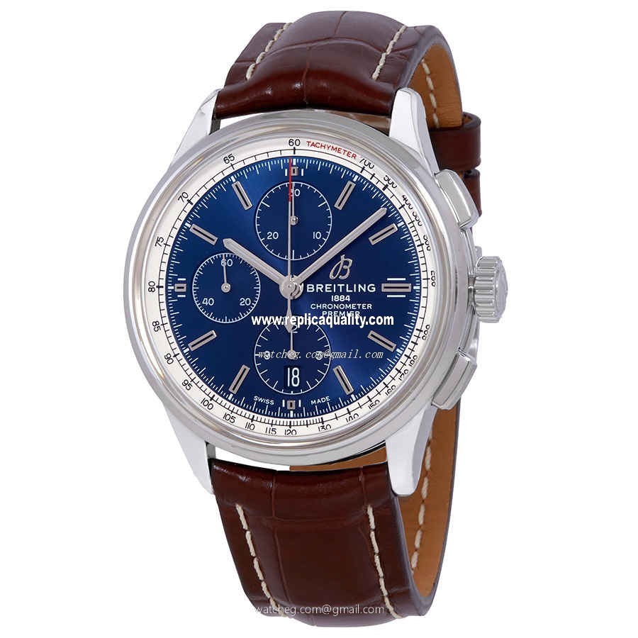 Breitling PREMIER A13315351C1P2 Automatic Stainless Steel Blue 