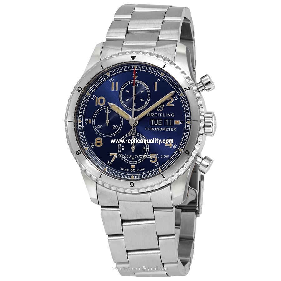 Breitling AVIATOR 8 A13316101C1A1 Automatic Stainless Steel Blue