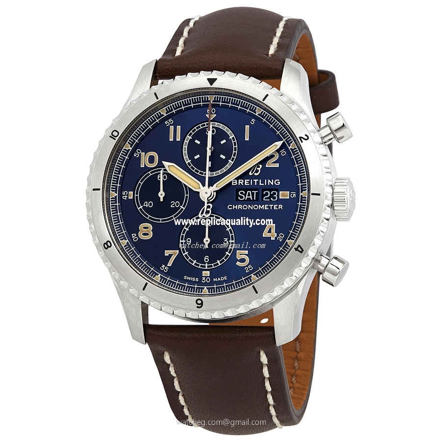 Breitling AVIATOR 8 A13316101C1X2 Automatic Stainless Steel Blue