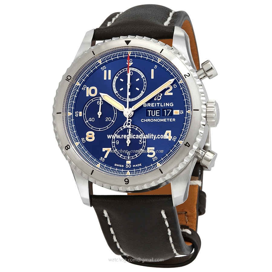 Breitling AVIATOR 8 A13316101C1X3 Automatic Stainless Steel Blue