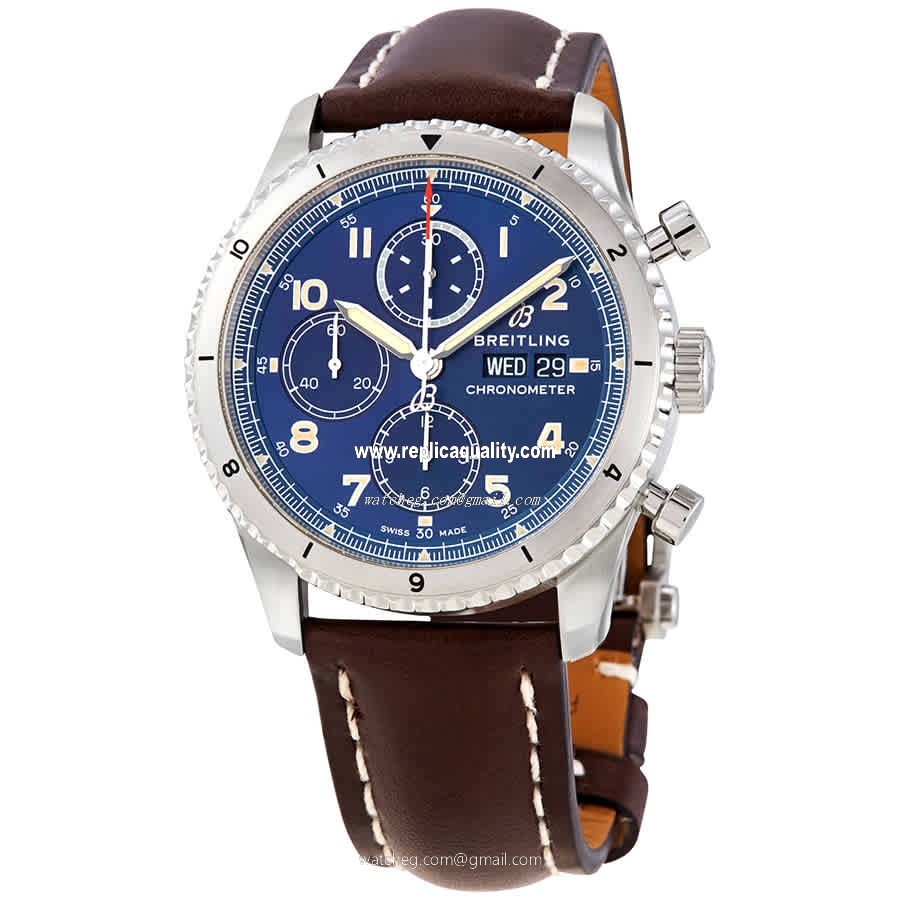Breitling AVIATOR 8 A13316101C1X4 Automatic Stainless Steel Blue