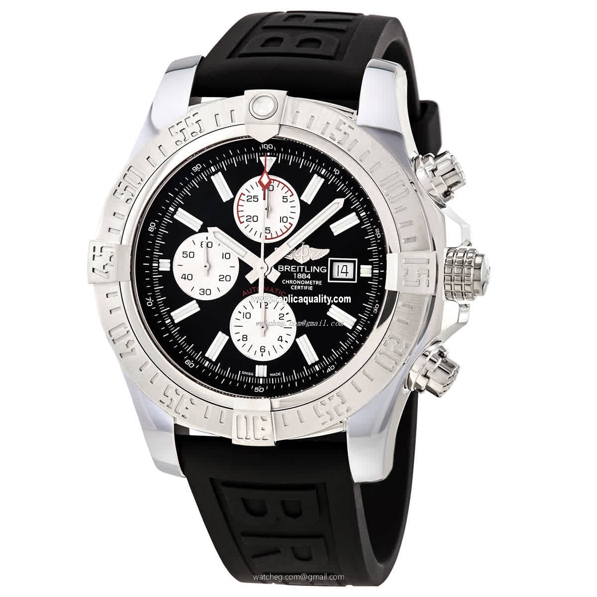Breitling AVENGER II A13371111B1S2 Automatic Stainless Steel Black