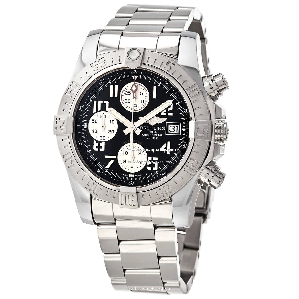 Breitling AVENGER II A13381111B2A1 Automatic Stainless Steel Black