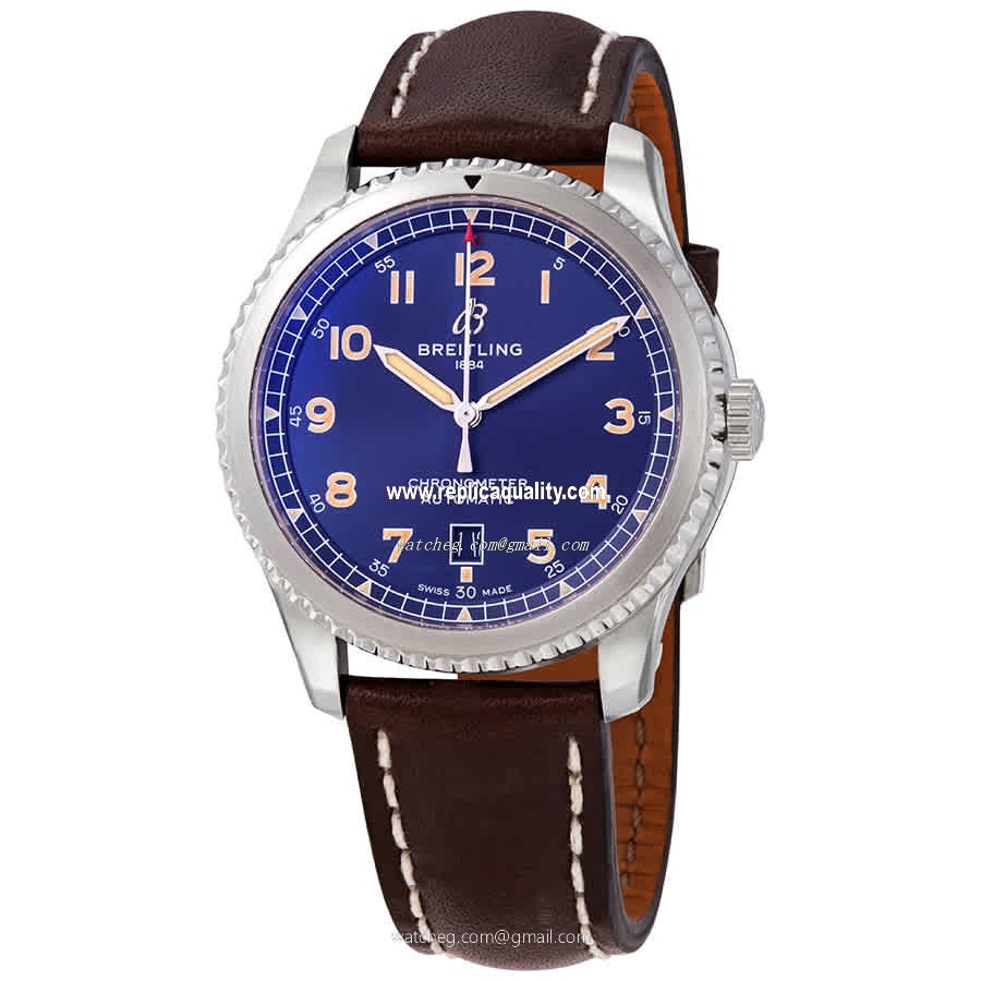 Breitling AVIATOR 8 A17315101C1X1 Automatic Stainless Steel Blue