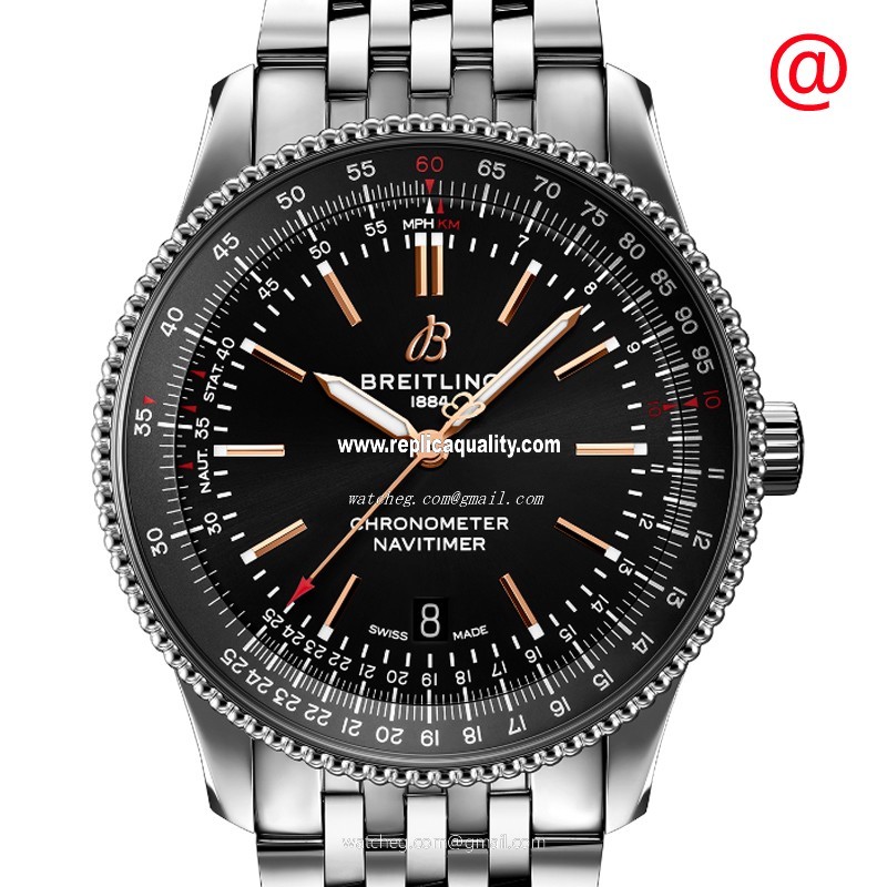Breitling NAVITIMER 1 A17326241B1A1 Automatic Stainless Steel Black