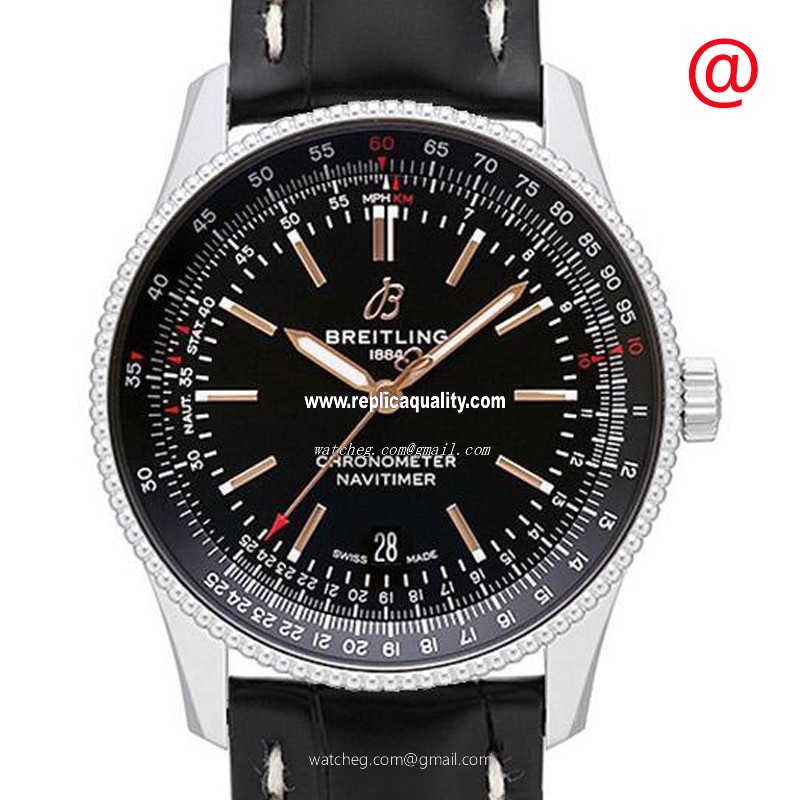 Breitling NAVITIMER 1 A17326241B1P1 Automatic Stainless Steel Black