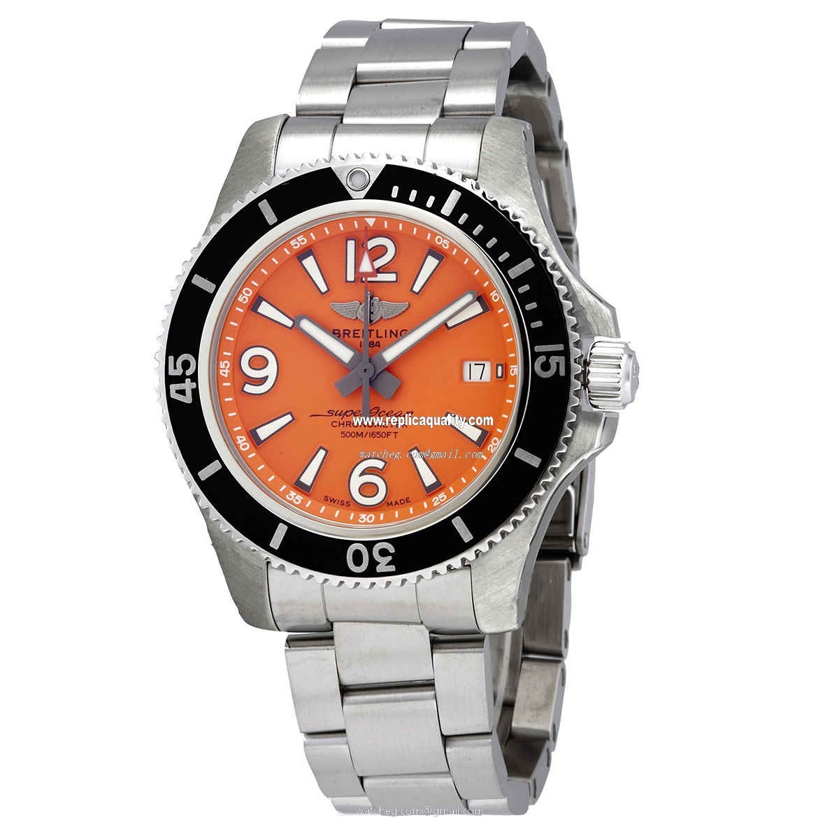 Breitling SUPEROCEAN A17366D71O1A1 Automatic Stainless Steel Orange