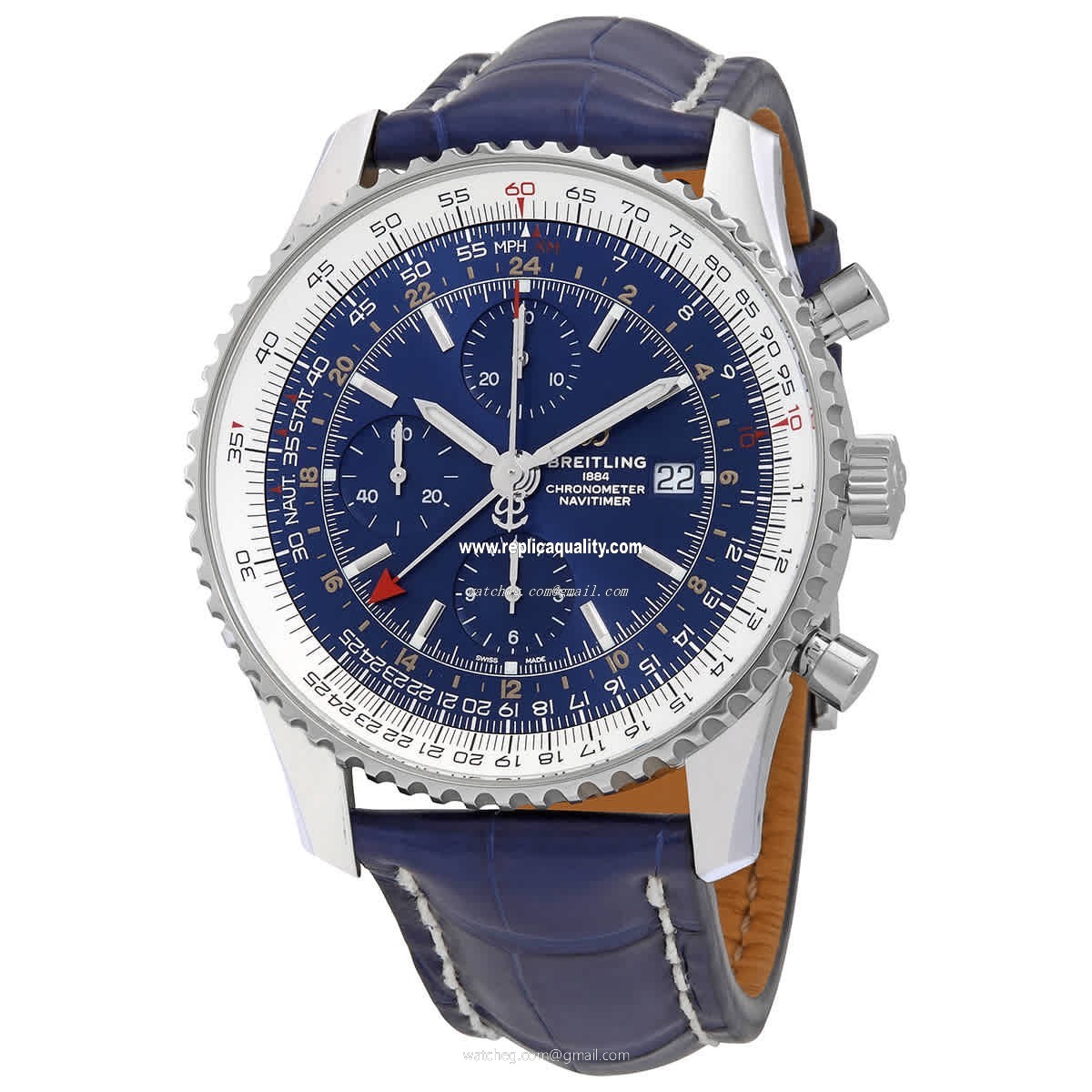 Breitling NAVITIMER 1 A24322121C2P1 Automatic Stainless Steel Blue