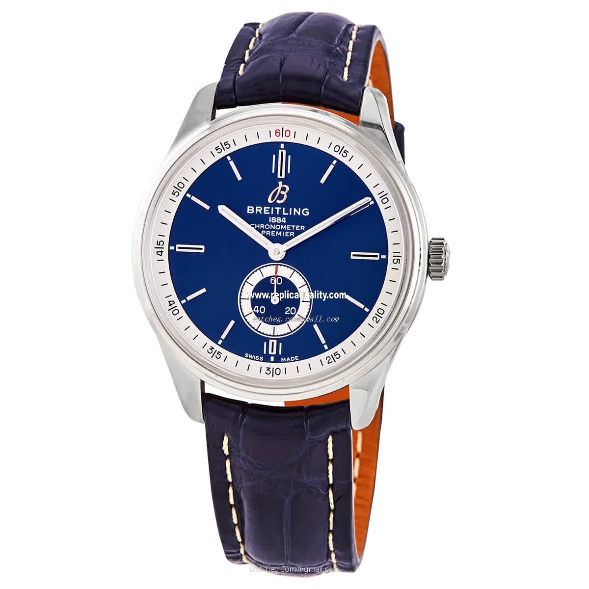 Breitling PREMIER A37340351C1P2 Automatic Stainless Steel Blue