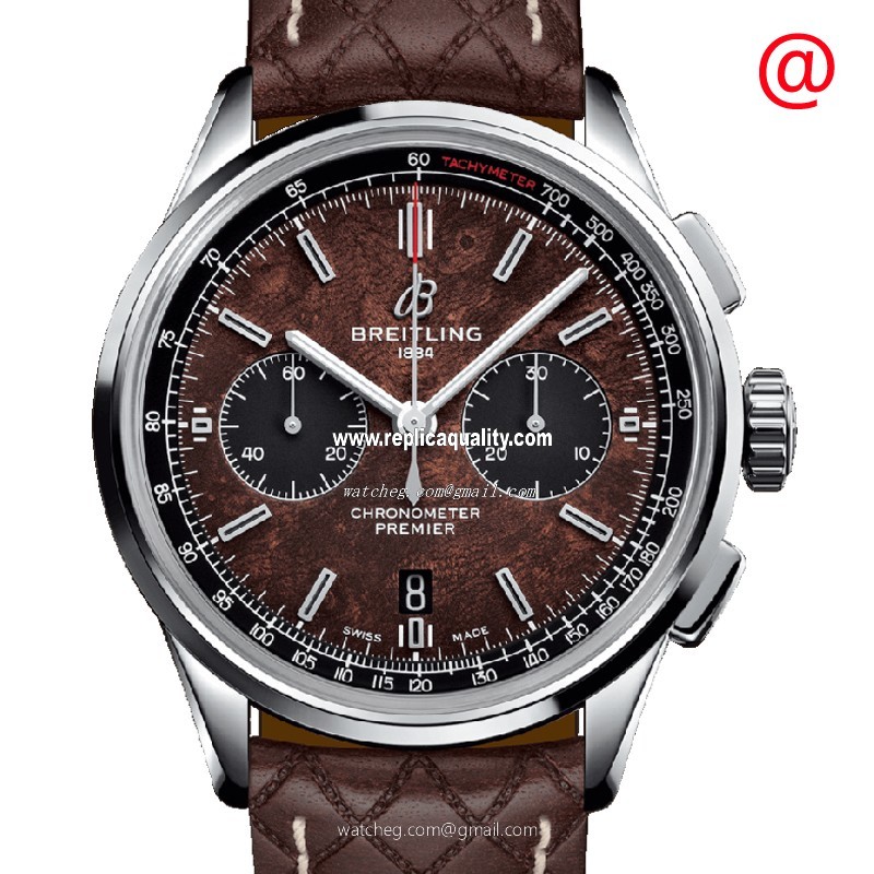 Breitling PREMIER AB01181A1Q1X2 Automatic Stainless Steel Brown