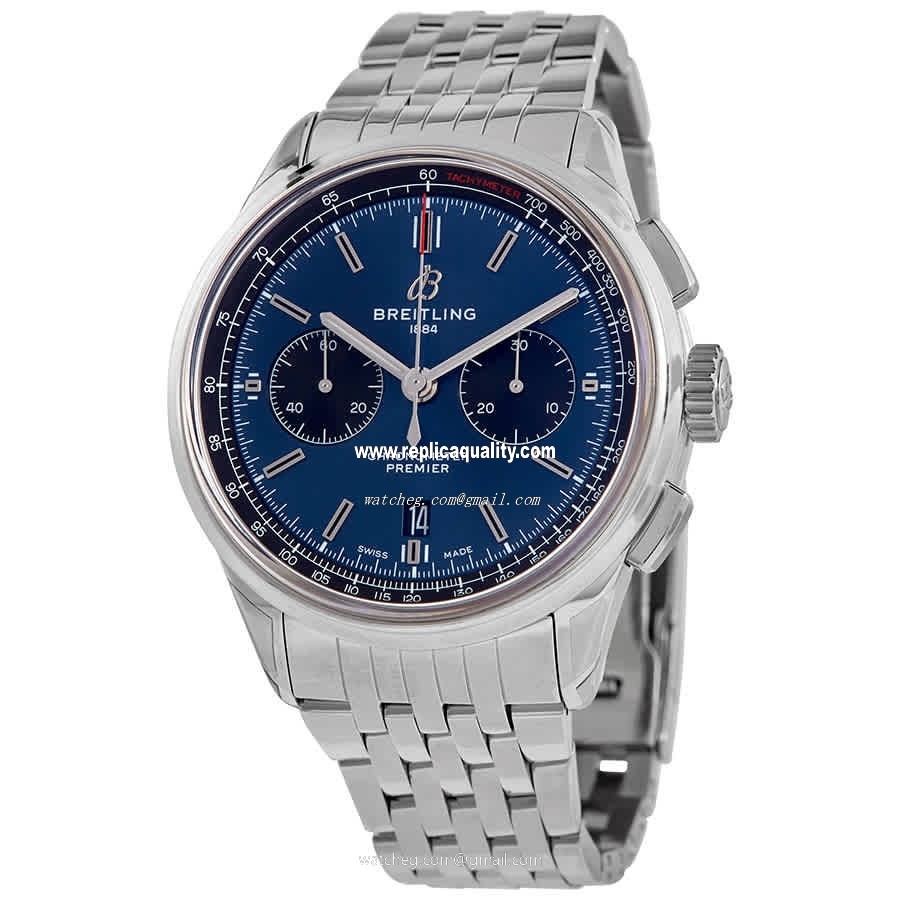 Breitling PREMIER AB0118221C1A1 Automatic Stainless Steel Blue