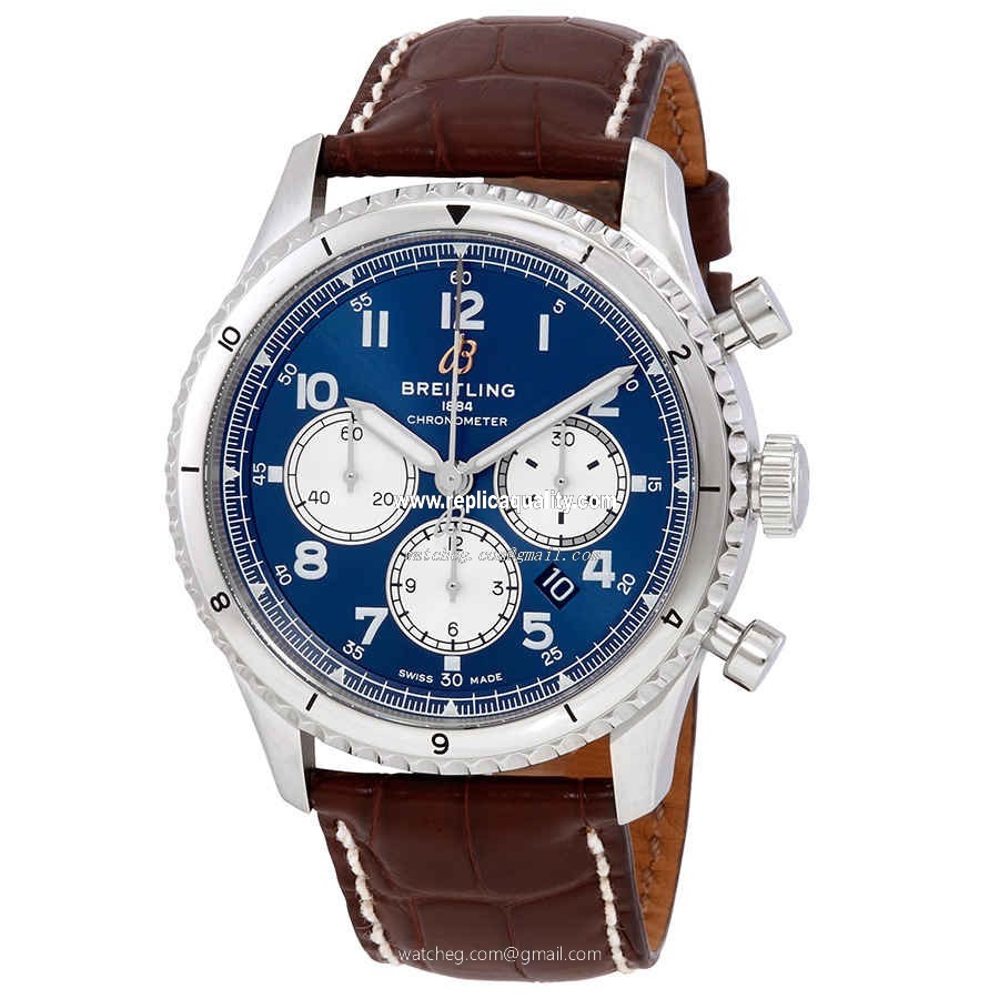 Breitling AVIATOR 8 AB0119131C1P2 Automatic Stainless Steel Blue