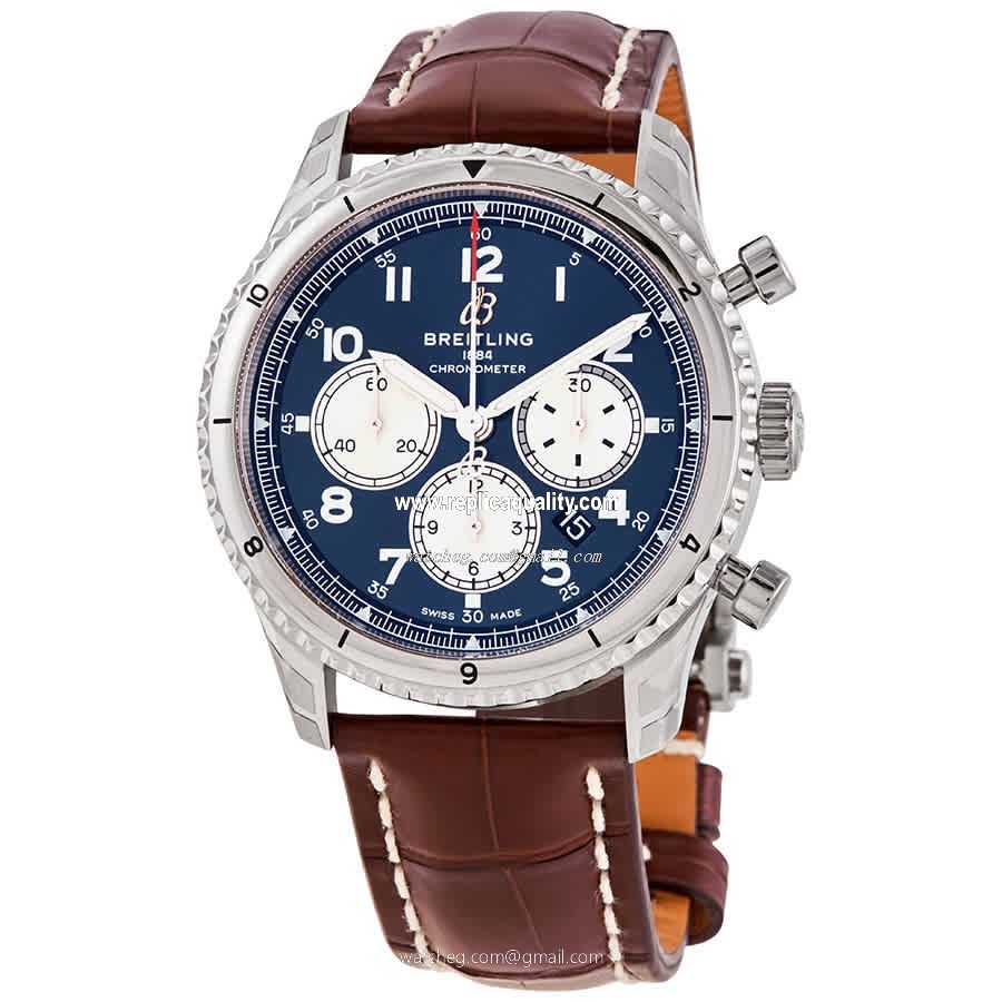 Breitling AVIATOR 8 AB0119131C1P4 Automatic Stainless Steel Blue
