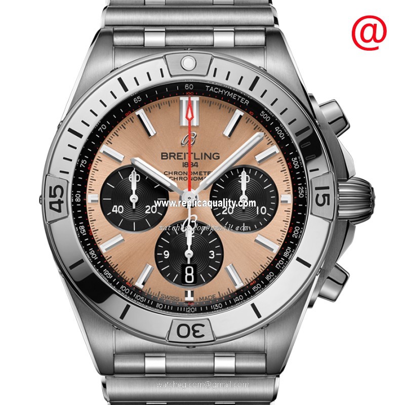 Breitling CHRONOMAT B01 AB0134101K1A1 Automatic Stainless Steel Brown 