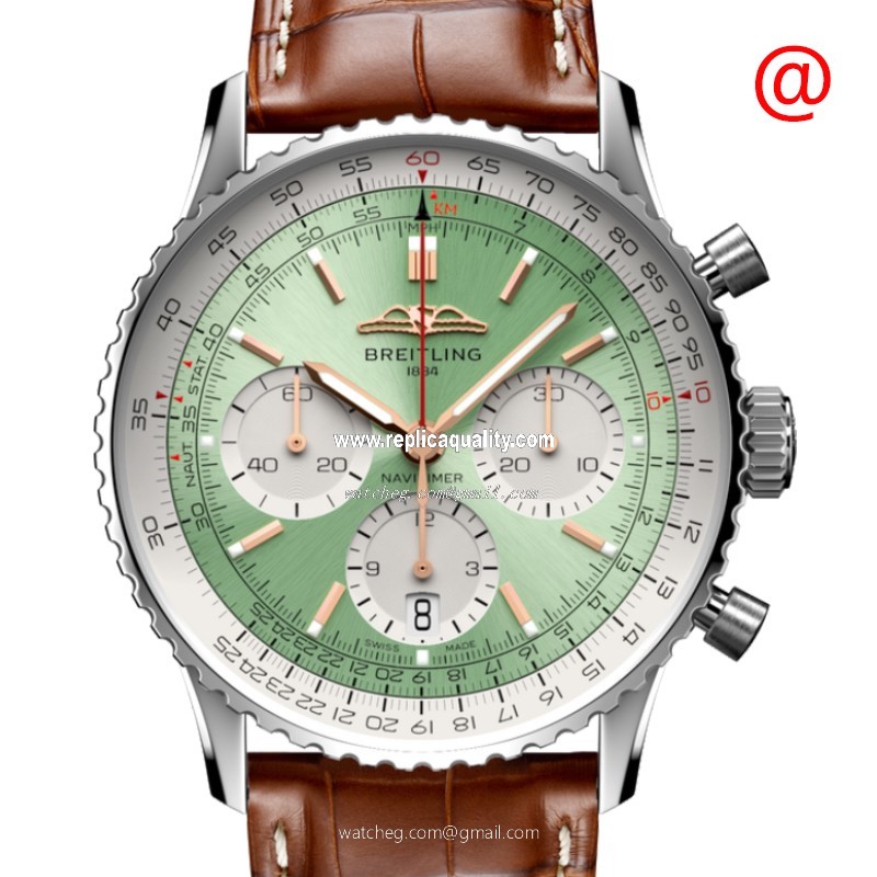 Breitling NAVITIMER AB0139211L1P1 Automatic Stainless Steel Green