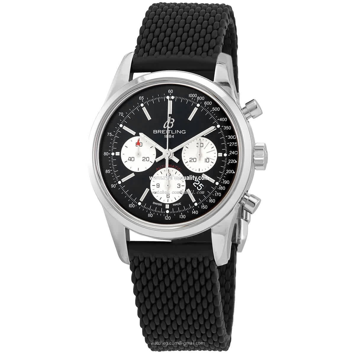 Breitling TRANSOCEAN CHRONOGRAPH AB0152121B1S1 Automatic Stainless Steel Black