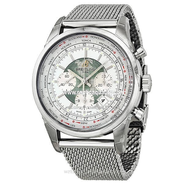 Breitling TRANSOCEAN CHRONOGRAPH AB0510U0-A732-152A Automatic Stainless Steel Silver