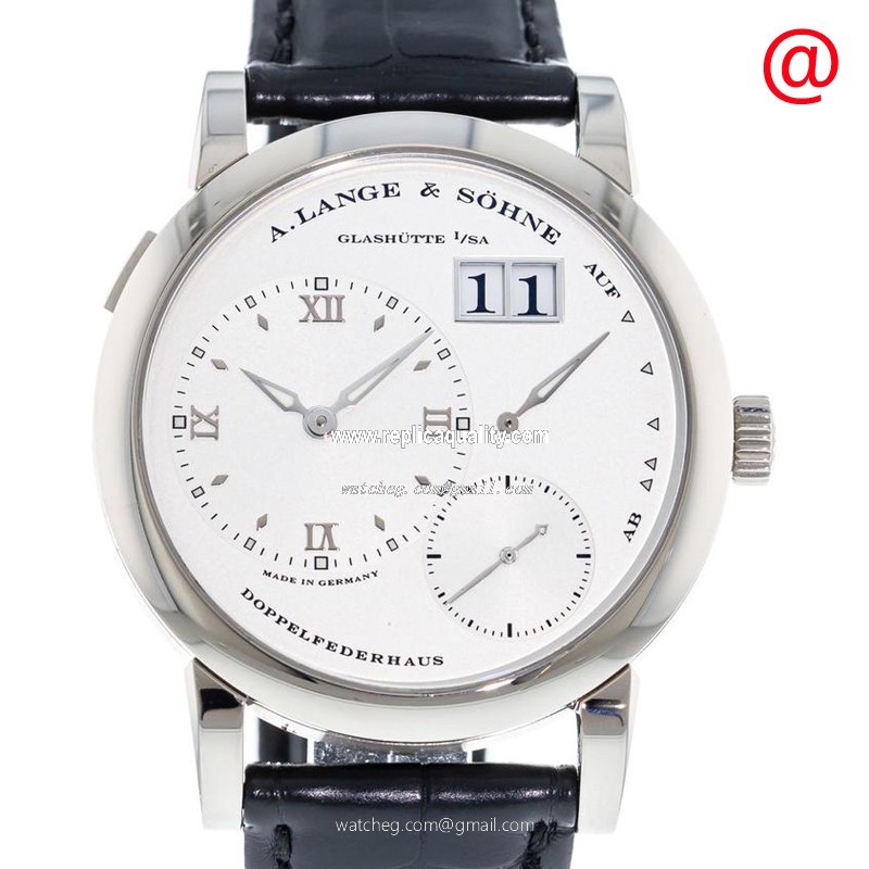 A Lange & Sohne LANGE 1 101.039 Manual Wind 18kt White Gold Silvery & White