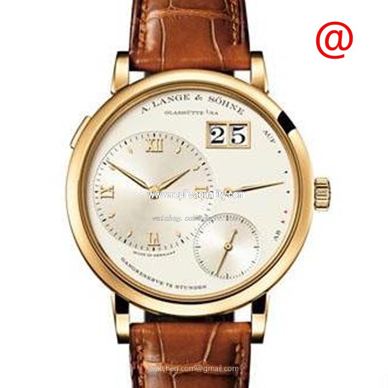 A Lange & Sohne LANGE 1 117.021 Manual Wind 18kt Yellow Gold Beige