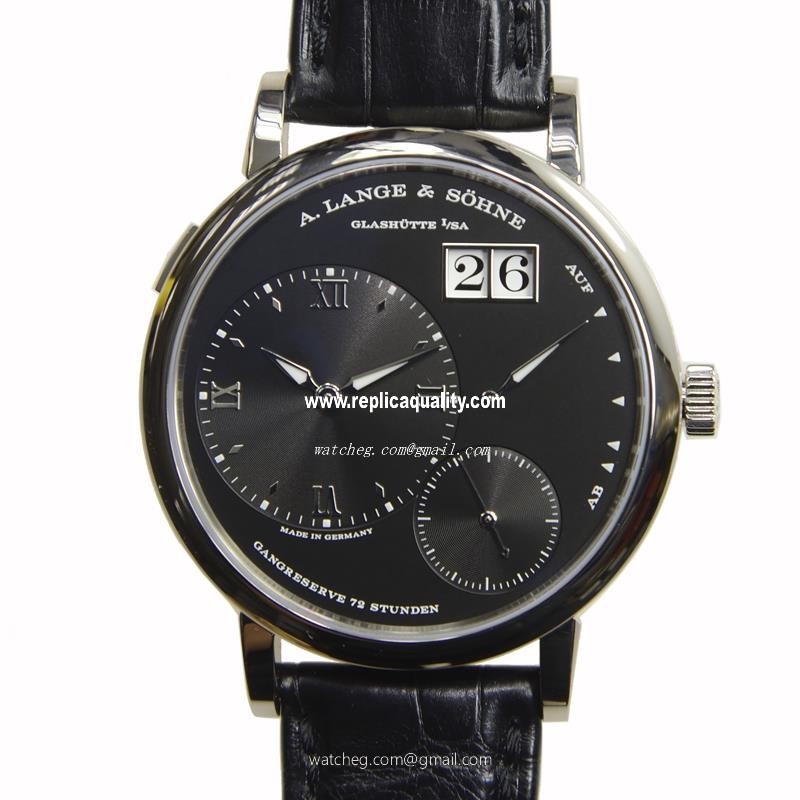 A Lange & Sohne GRAND LANGE 117.028 Manual Wind 18kt White Gold Black