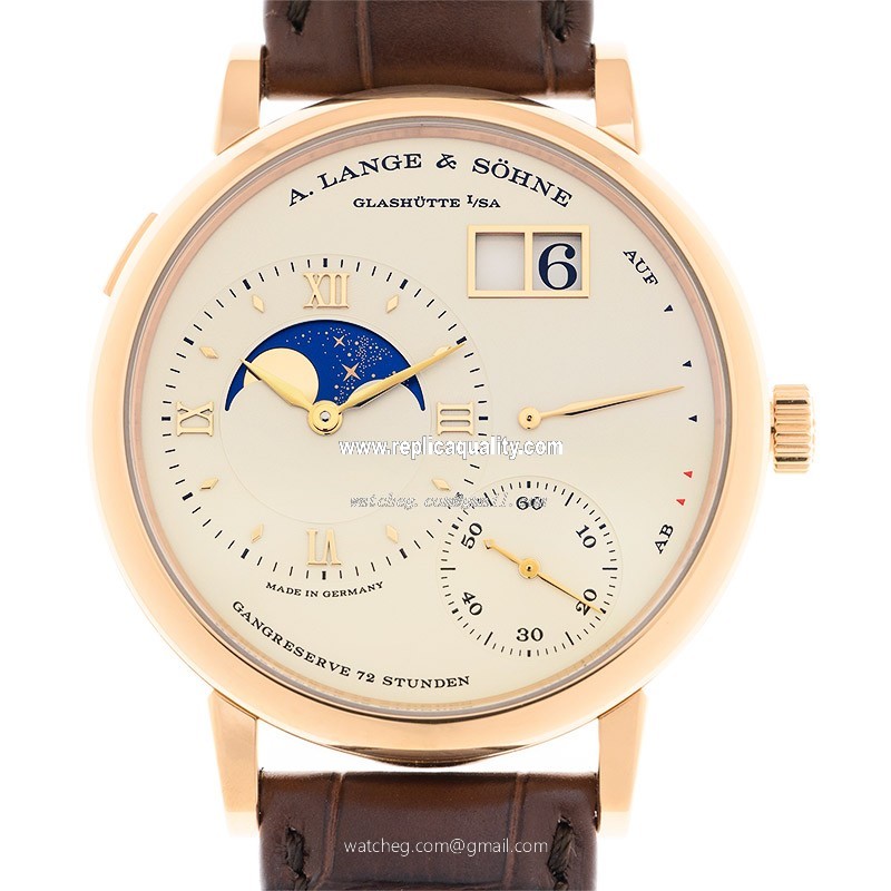 A Lange & Sohne LANGE 1 139.032 Manual Wind 18kt Rose Gold Silver