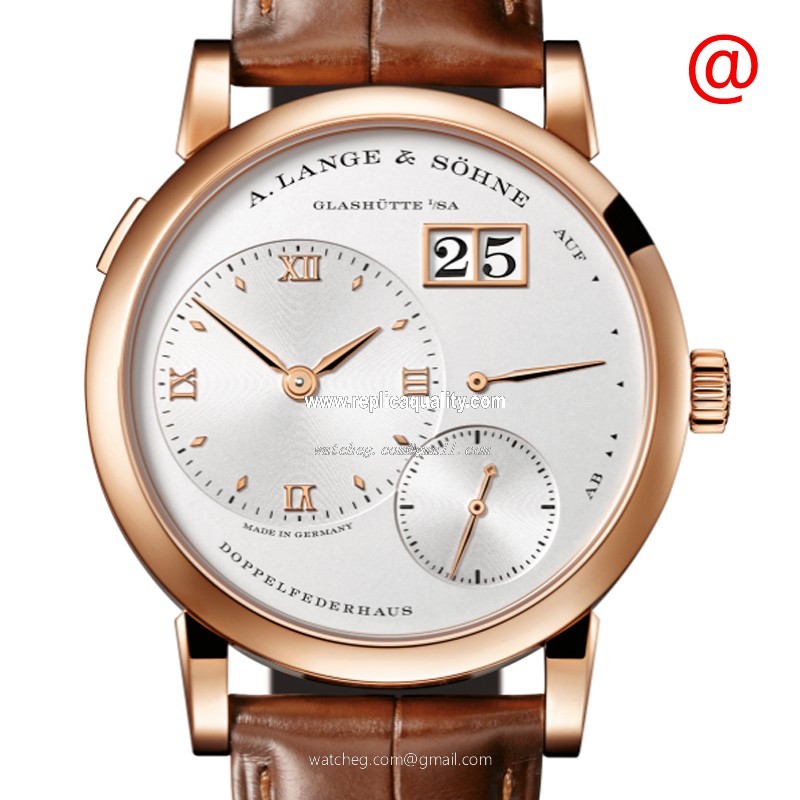 A Lange & Sohne LANGE 1 191.032 Manual Wind 18kt Rose Gold Silvery & White