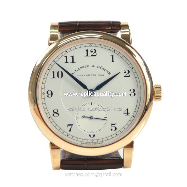 A Lange & Sohne 1815 CHRONOGRAPH 233.032 Automatic 18kt Rose Gold Silvery & White