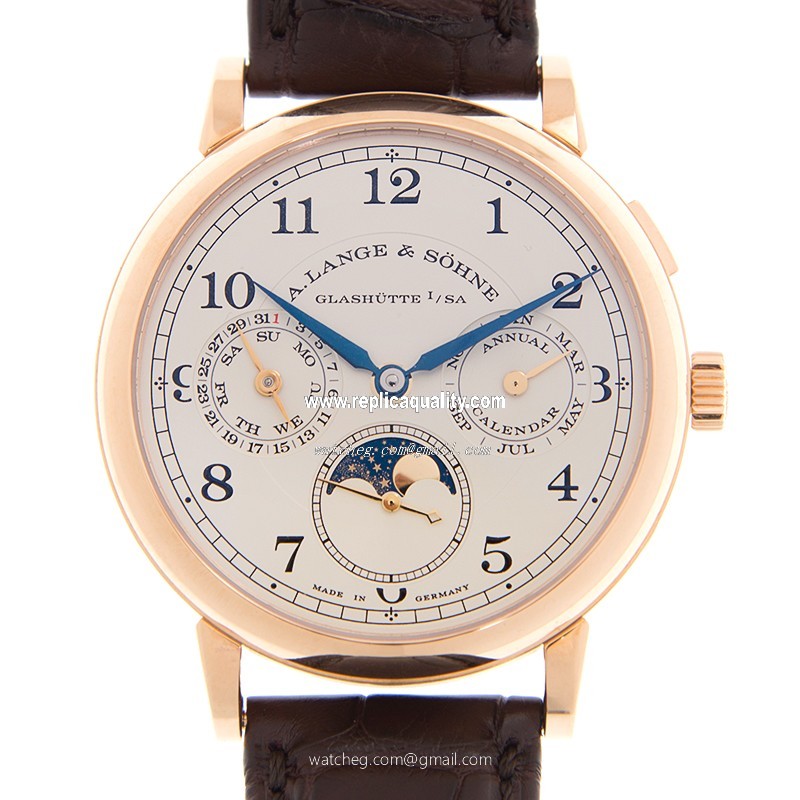 A Lange & Sohne 1815 CHRONOGRAPH 238.032 Automatic 18kt Rose Gold White