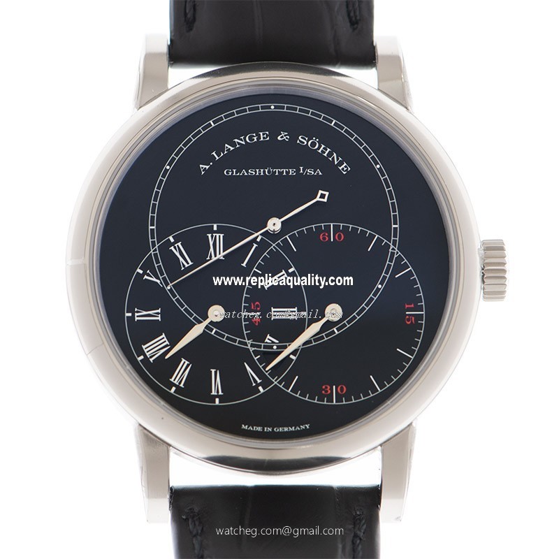 A Lange & Sohne RICHARD LANGE 252.029 Manual Wind 18kt White Gold Black