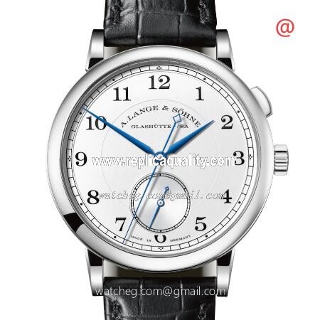 A Lange & Sohne 1815 297.026 Manual Wind 18kt White Gold Silvery & White